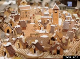 Behold! The adorable gingerbread city of Yurakucho.