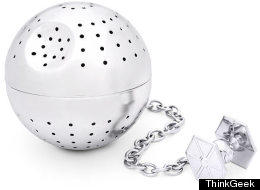 Death star tea infuser from Think Geek.