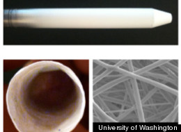 Research at the University of Washington has lead to the development of a dissolving condom. (Photo via UW)