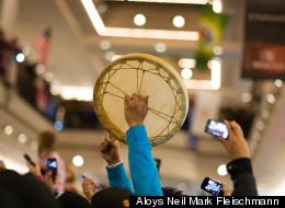 Aboriginal leaders are set to march through the streets of Ottawa today after meeting with a chief who is on a hunger-strike. Idle No More photos by <a href=