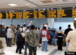 More than 200 flights at Toronto's Pearson International Airport have been cancelled as a winter storm threatens the U.S. east coast. (Alamy)