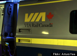A woman was found dead on a Via Rail passenger train early Saturday morning. (Flickr: ArturoYee)