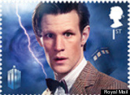 Matt Smith is featured on the Royal Mail's