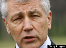 The Log Cabin Republicans are taking some heat for criticizing Chuck Hagel's nomination as Defense secretary. (Photo by Win McNamee/Getty Images)