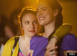 Lena Dunham and Allison Williams in 'Girls.'