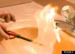 One Ohio family has found that their drinking water is now flammable due to high levels of methane gas.