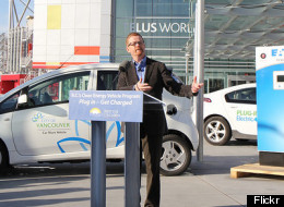 The provincial government announced $1.3 million will be spent to set up fast-charging electric car stations in 12 B.C. communities. (Flickr: B.C. Gov)