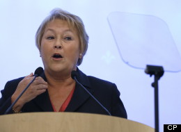 Quebec Premier Pauline Marois gives a speech to the Canadian-UK Chamber of Commerce in London, Monday, Jan. 28, 2013. (AP Photo/Kirsty Wigglesworth)