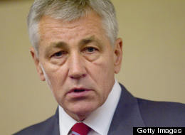 Opponents of Defense Secretary nominee Chuck Hagel have spent more than $100,000 in ads against the former Nebraska senator. (Credit: SAUL LOEB/AFP/Getty Images)