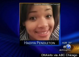 Hadiya Pendleton, a high school sophomore in Chicago, was fatally shot Tuesday. Her death has attracted national headlines amid the debate over gun control.