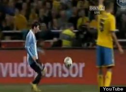 Lionel Messi no anotó en el partido entre Argentina y Suecia