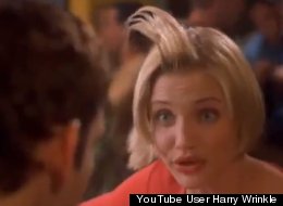 The infamous interaction between Cameron Diaz and Ben Stiller in