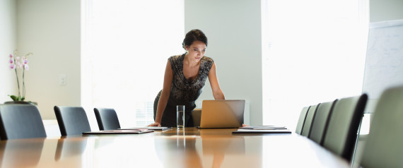 WOMAN BOARDROOM