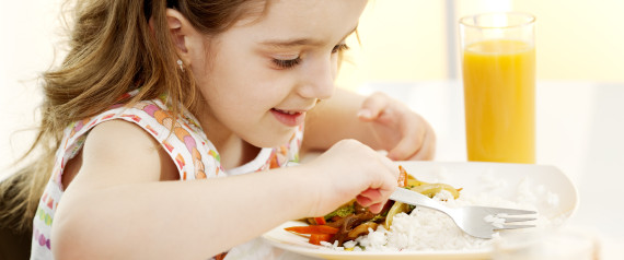 CHILDREN EATING