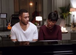 A still of Andre and Michelle from the TV show 